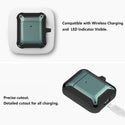 Eggshell 360 Degree Protect Case For Airpods In Black And Green