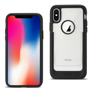 Case Designed For iPhone X / iPhone XS Belt Clip Polymer In Clear Black