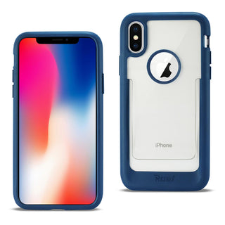 Case Designed For iPhone X / iPhone XS Belt Clip Polymer In Clear Blue