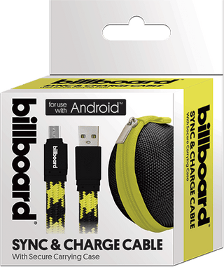 6' Micro USB Sync & Charge Cable Yellow