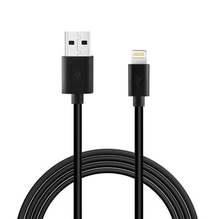 3.3 Ft PVC Material 8 Pin USB 2.0 Data Cable In Black And Simple Packaging