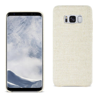 Case Designed For Samsung Galaxy S8 Herringbone Fabric In Beige