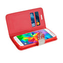 Case Designed For Samsung Galaxy Grand Prime Diamond Rhinestone Wallet In Red