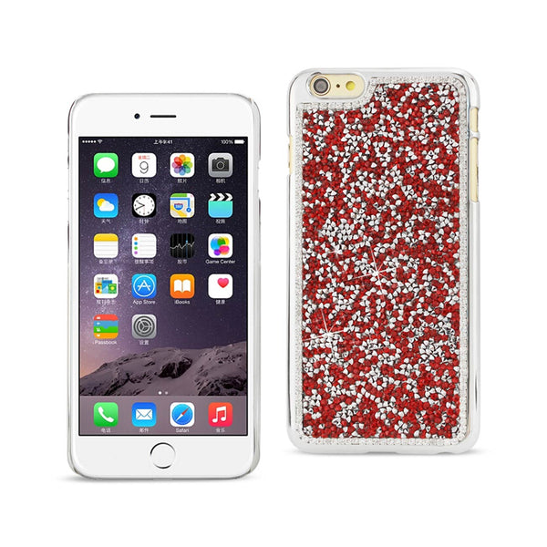 Case Designed For iPhone 6 Plus / 6S Plus Jewelry Bling Rhinestone In Red
