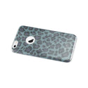 Case Designed For iPhone 6 Plus / 6S Plus Shine Glitter Shimmer Leopard Hybrid In Blue