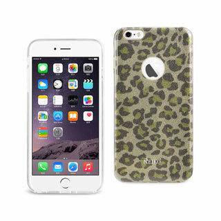 Case Designed For iPhone 6 Plus / 6S Plus Shine Glitter Shimmer Hybrid In Leopard Gold