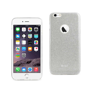 Case Designed For iPhone 6 Plus / 6S Plus Shine Glitter Shimmer Hybrid In Silver