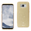 Case Designed For Samsung Galaxy S8 / Sm Shine Glitter Shimmer Leopard Hybrid In Gold