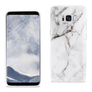 Case Designed For Samsung Galaxy S8 / Sm Streak Marble Cover In White