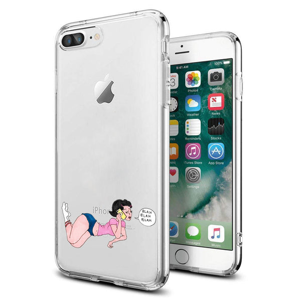Case Designed For Apple iPhone 8 Plus Design Air Cushion With Lady Design