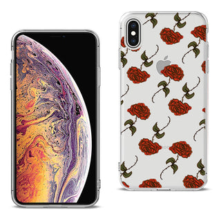 Case Designed For Apple iPhone XS Max Design Air Cushion With Rose Design