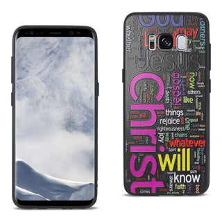 Case Designed For Samsung Galaxy S8 Design TPU With Vibrant Word Cloud Jesus Letters