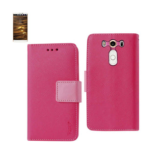 Case Designed For LG V10 3-In-1 Wallet In Hot Pink