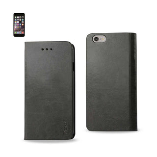 Case Designed For iPhone 6 Plus Flip Folio With Card Holder In Gray