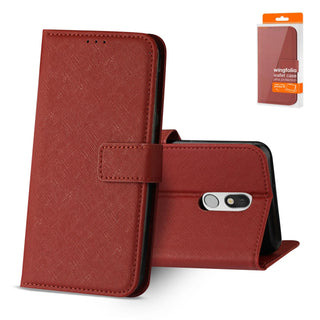 Case Designed For LG Stylo 5 3-In-1 Wallet In Red