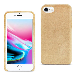 Case Designed For iPhone 7 / 8 / SE2 Fuzzy Fur Soft TPU In Camel