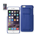 Case Designed For iPhone 6 Plus RFID Genuine Leather Protection And Key Holder In Ultramarine
