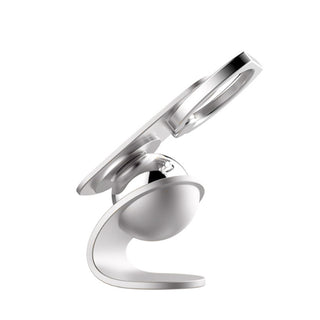 360 Degree Rotating Magnet Car Holder In Silver