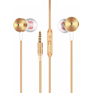 Mt-H10 Universal Earphones In Gold