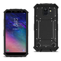 Case Designed For Samsung Galaxy A6 Carbon Fiber Hard-Shell In Black