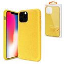Case Designed For Apple iPhone 11 Pro Wheat Bran Material Silicone Phone In Yellow