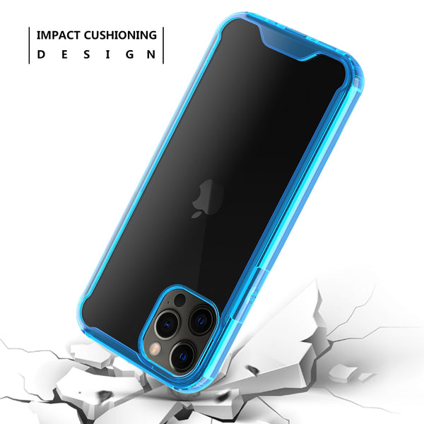Case Designed For iPhone 12 Pro Max Bumper In Blue