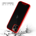 Case Designed For iPhone 12 Pro Max Bumper In Red