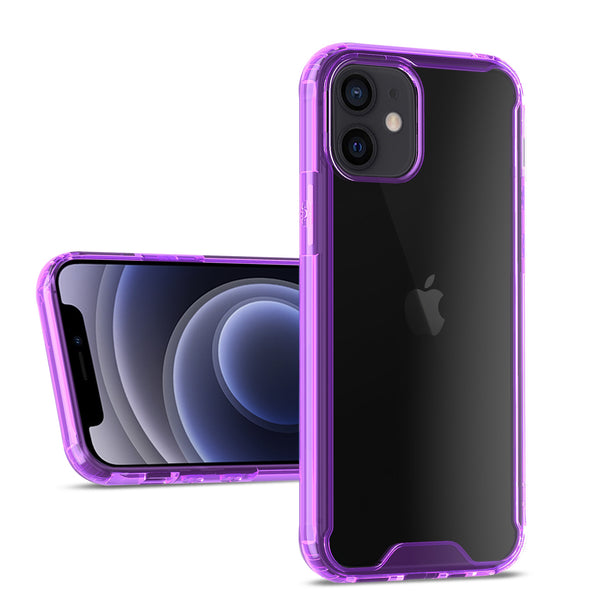 Case Designed For iPhone 12 Mini Bumper In Purple