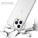 Case Designed For High Quality 2X Clean PC And TPU Bumper In Clear For Apple iPhone 13 Pro Max
