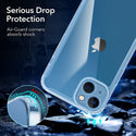 Case Designed For High Quality 2X Clean PC And TPU Bumper In Clear For Apple iPhone 14