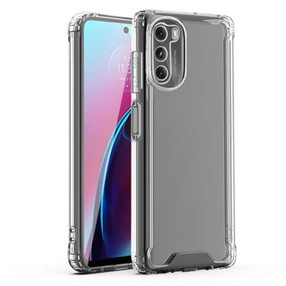 Case Designed For High Quality 2X Clean PC And TPU Bumper In Clear For Motorola Moto G 5G (2022)