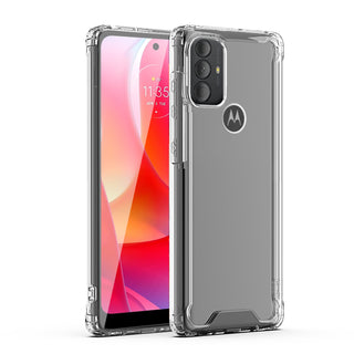 Case Designed For High Quality 2X Clean PC And TPU Bumper In Clear For Moto-G Power 2022 / Moto-G Pure 2021