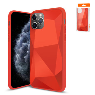 Case Designed For Apple iPhone 11 Pro Apple Diamond s In Red