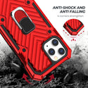 Case Designed For iPhone 12 Pro Max Kickstand Anti-Shock And Anti Falling In Red