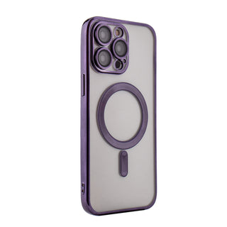 Case Designed For Magnetic Wireless Charging TPU Bumper For iPhone 14 Pro Max In Purple