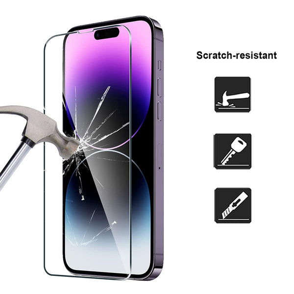 Screen Protector Designed For Apple iPhone 14 Pro 2.5D Super Durable Glass