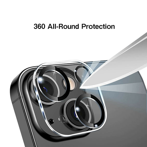 Screen Protector Designed For Clear Camera Protector For iPhone 14 / 14 Plus And iPhone 15 / 15 Plus