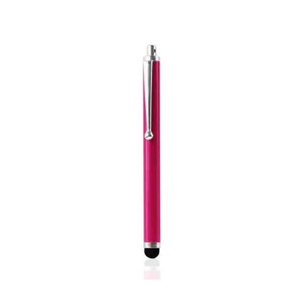 Mini Stylus Touch Screen Pen With Clip In Hot Pink