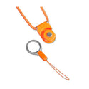 Long Lanyard Strap With Clip In Orange