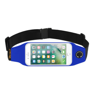 Case Designed For Running Sport Belt For iPhone 7 Plus / 6S Plus Or 5.5 Inches Device With Two Pockets And Led In Blue (5.5X5.5 Inches)