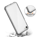 Case Designed For Alcatel Crave Clear Bumper With Air Cushion Protection In Clear Black
