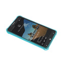 Case Designed For Alcatel One Touch Fierce Xl Clear Bumper With Air Cushion Protection In Clear Navy