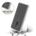 Case Designed For Alcatel Walters Clear Bumper With Air Cushion Protection In Clear