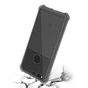 Case Designed For Google Pixel Clear Bumper With Air Cushion Protection In Clear Black