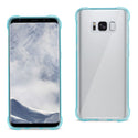 Case Designed For Samsung Galaxy S8 Edge / S8 Plus Clear Bumper With Air Cushion Protection In Clear Navy