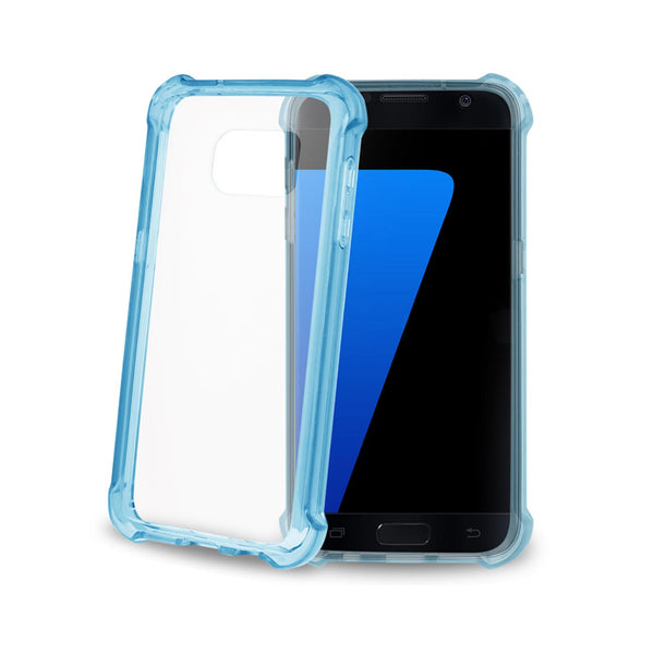 Case Designed For Samsung Galaxy S7 Clear Bumper With Air Cushion Protection In Clear Navy