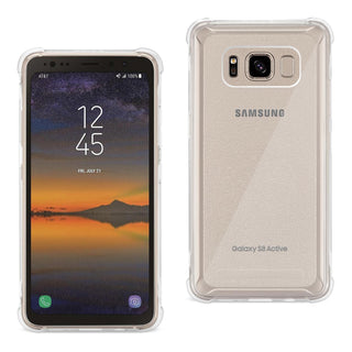 Case Designed For Samsung Galaxy S8 Active Clear Bumper With Air Cushion Protection In Clear