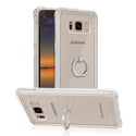 Case Designed For Samsung Galaxy S8 Active Transparent Air Cushion Protector Bumper With Ring Holder In Clear
