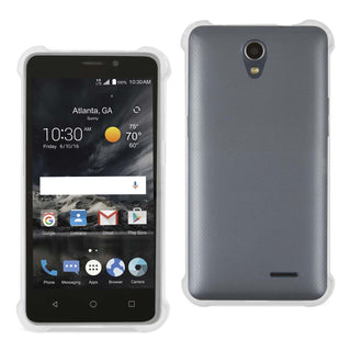 Case Designed For ZTE Maven 2 / Chapel (Z831) Clear Bumper With Air Cushion Protection In Clear