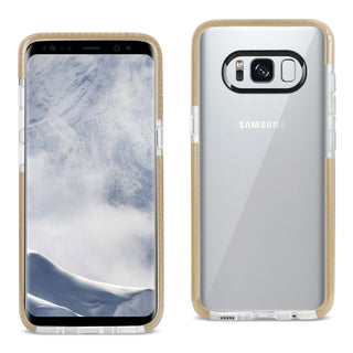 Case Designed For Samsung Galaxy S8 / Sm Soft Transparent TPU In Clear Gold